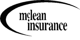 MCLEAN INSURANCE trademark