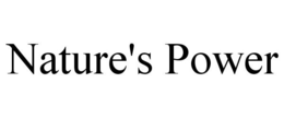 NATURE'S POWER trademark