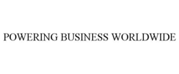 POWERING BUSINESS WORLDWIDE trademark