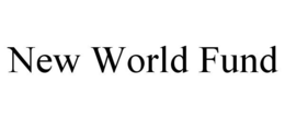 NEW WORLD FUND trademark