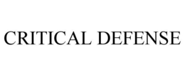 CRITICAL DEFENSE trademark