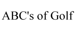 ABC'S OF GOLF trademark