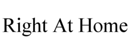 RIGHT AT HOME trademark