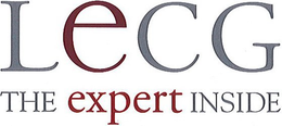 LECG THE EXPERT INSIDE trademark