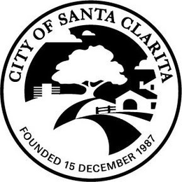 CITY OF SANTA CLARITA FOUNDED 15 DECEMBER 1987 trademark