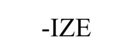 -IZE trademark