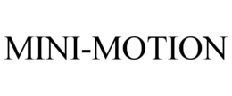 MINI-MOTION trademark