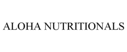 ALOHA NUTRITIONALS trademark