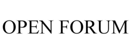 OPEN FORUM trademark
