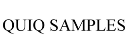 QUIQ SAMPLES trademark