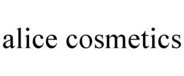 ALICE COSMETICS trademark