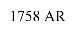 1758 AR trademark