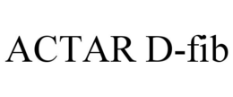 ACTAR D-FIB trademark