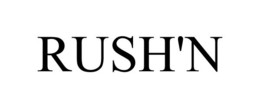 RUSH'N trademark