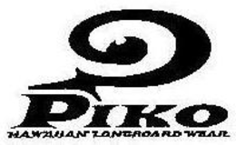 PIKO HAWAIIAN LONGBOARD WEAR trademark