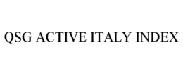 QSG ACTIVE ITALY INDEX trademark
