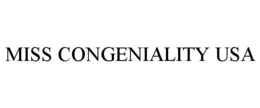 MISS CONGENIALITY USA trademark