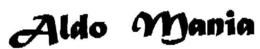 ALDO MANIA trademark