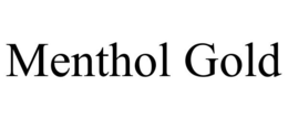 MENTHOL GOLD trademark