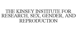 THE KINSEY INSTITUTE FOR RESEARCH, SEX, GENDER, AND REPRODUCTION trademark