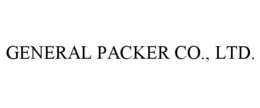 GENERAL PACKER CO., LTD. trademark