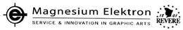 E MAGNESIUM ELEKTRON SERVICE & INNOVATION IN GRAPHIC ARTS 1801 REVERE E trademark