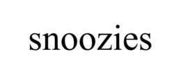 SNOOZIES trademark