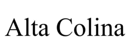 ALTA COLINA trademark