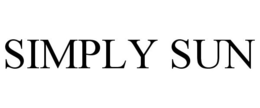 SIMPLY SUN trademark