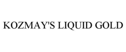 KOZMAY'S LIQUID GOLD trademark