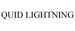 QUID LIGHTNING trademark