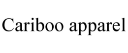 CARIBOO APPAREL trademark