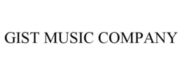 GIST MUSIC COMPANY trademark