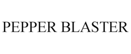 PEPPER BLASTER trademark