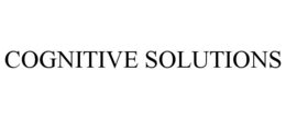 COGNITIVE SOLUTIONS trademark