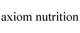 AXIOM NUTRITION trademark