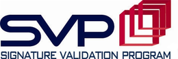 SVP SIGNATURE VALIDATION PROGRAM trademark