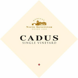 CADUS SINGLE VINEYARD BODEGAS NIETO SENETINER DESDE 1888 trademark