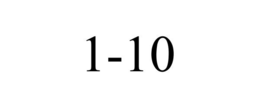1-10 trademark