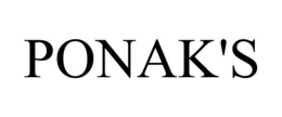 PONAK'S trademark