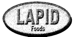 LAPID FOODS trademark