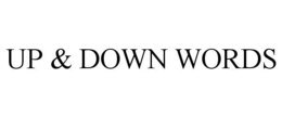 UP & DOWN WORDS trademark