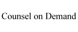 COUNSEL ON DEMAND trademark