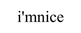 I'MNICE trademark