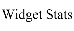 WIDGET STATS trademark