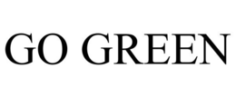 GO GREEN trademark