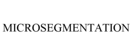 MICROSEGMENTATION trademark
