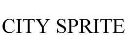 CITY SPRITE trademark