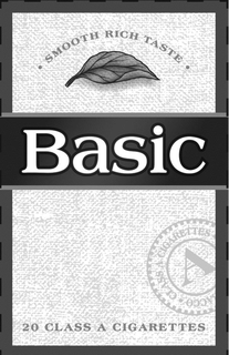 SMOOTH RICH TASTE BASIC 20 CLASS A CIGARETTES A trademark