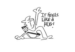 IT FEELS LIKE A HUG! trademark